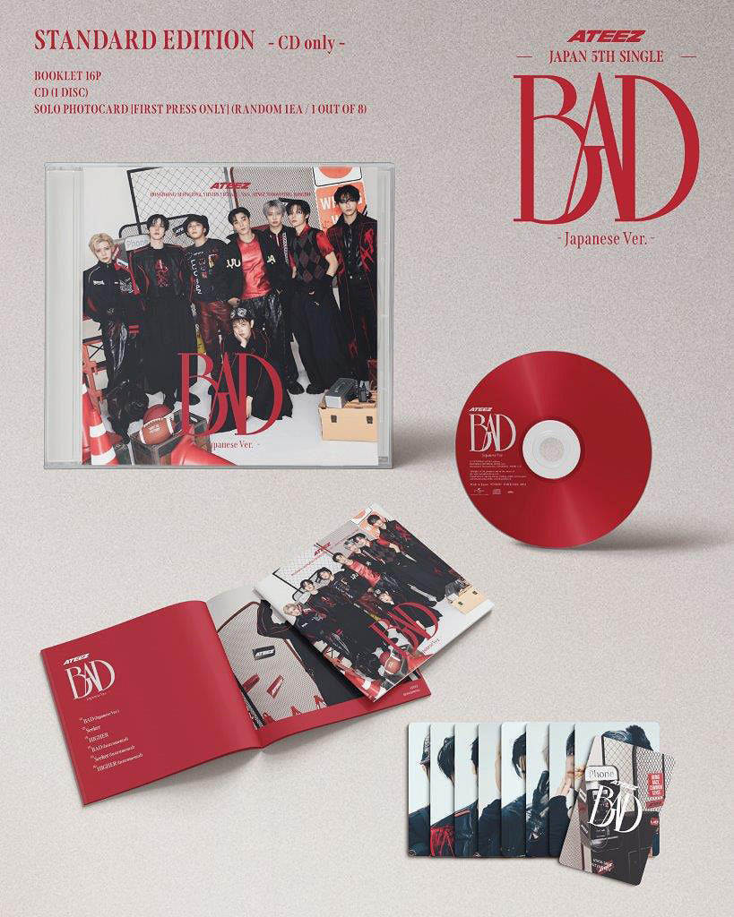 ATEEZ - BAD - 5th Single Japanese Album (Standard Ver.)