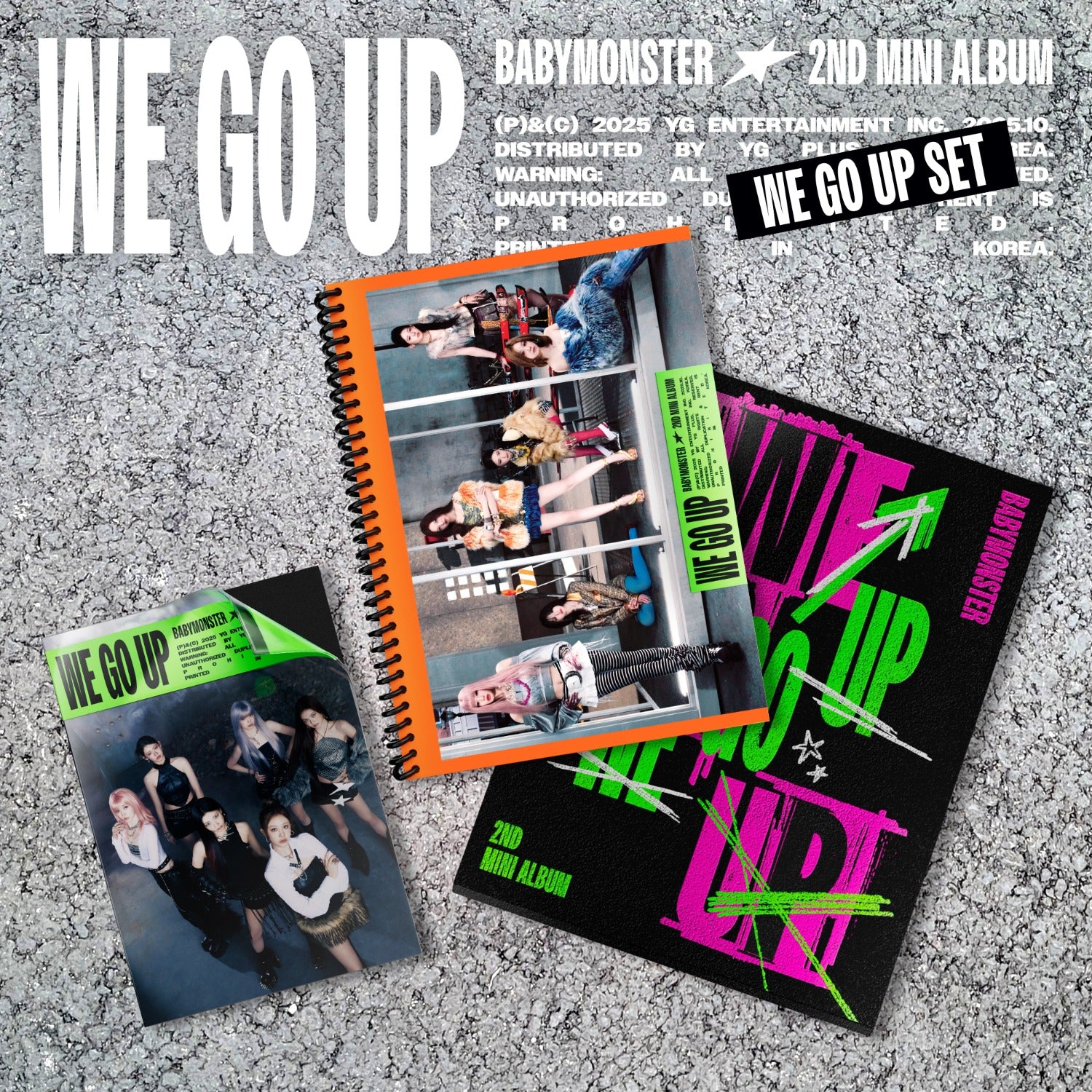 BABYMONSTER - WE GO UP - 2nd Mini Album (PHOTOBOOK Ver.)