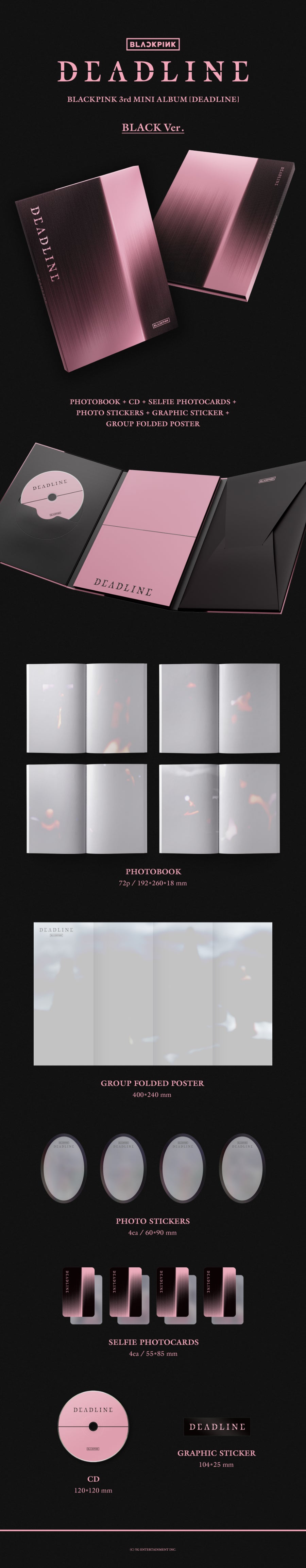 BLACKPINK - DEADLINE - 3rd Mini Album
