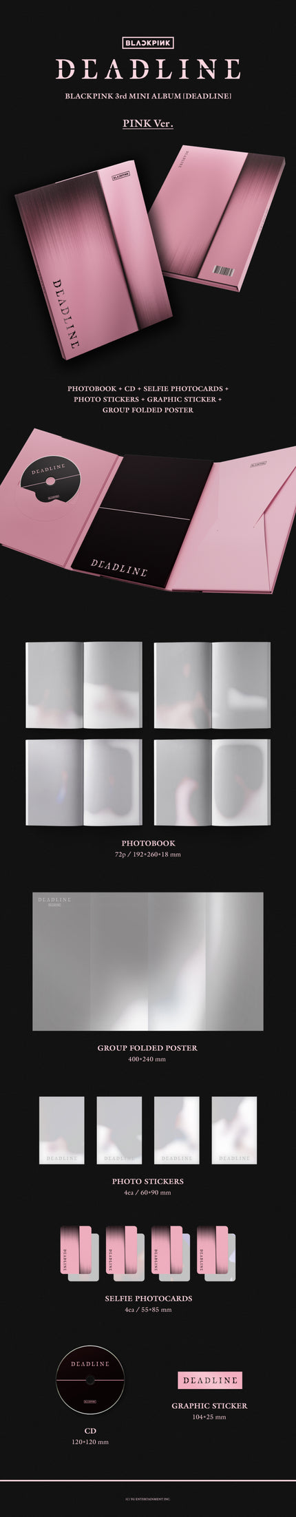 BLACKPINK - DEADLINE - 3rd Mini Album