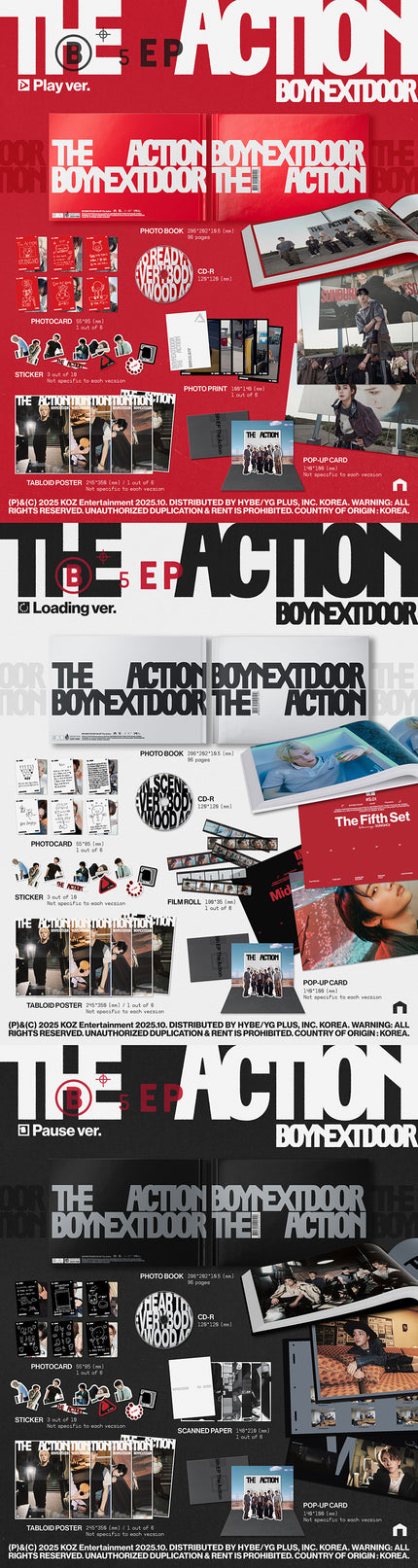 BOYNEXTDOOR - THE ACTION - 5th EP Album