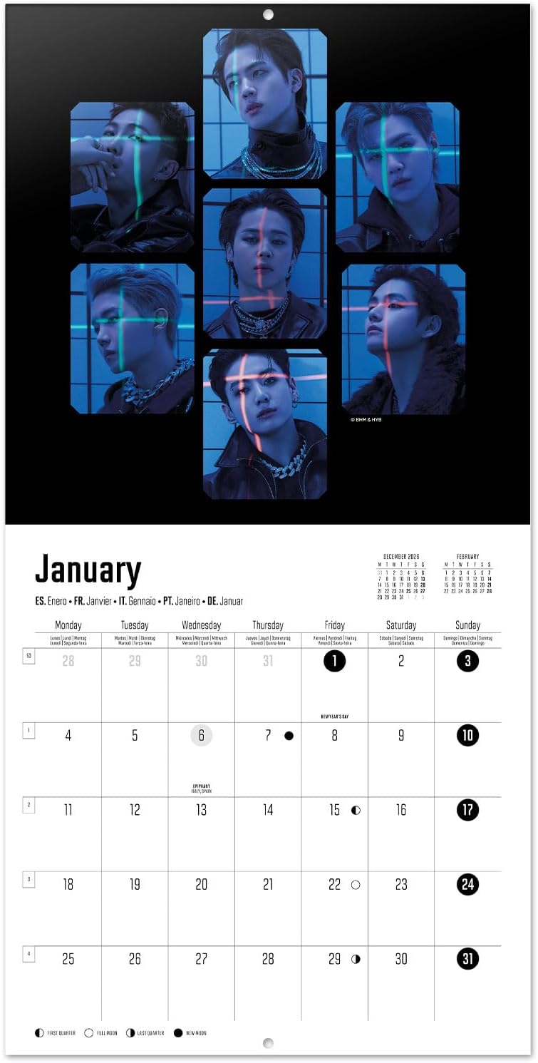 BTS Kalender 2027