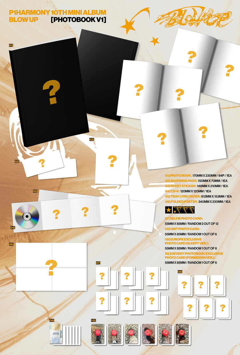 P1Harmony - BLOW UP (Photobook Ver.) - Europe 82EVENT Exclusive