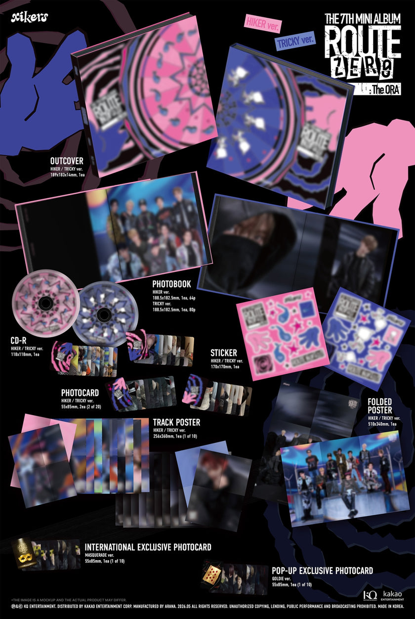 xikers - ROUTE ZERO : The ORA - 7th Mini Album - POP-UP Exclusive