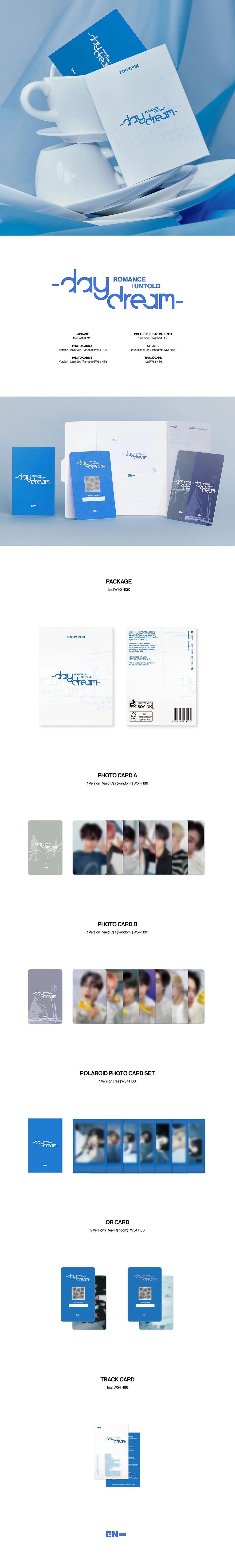 ENHYPEN - ROMANCE : UNTOLD -daydream- 2nd Studio Album (Weverse Albums Ver.)