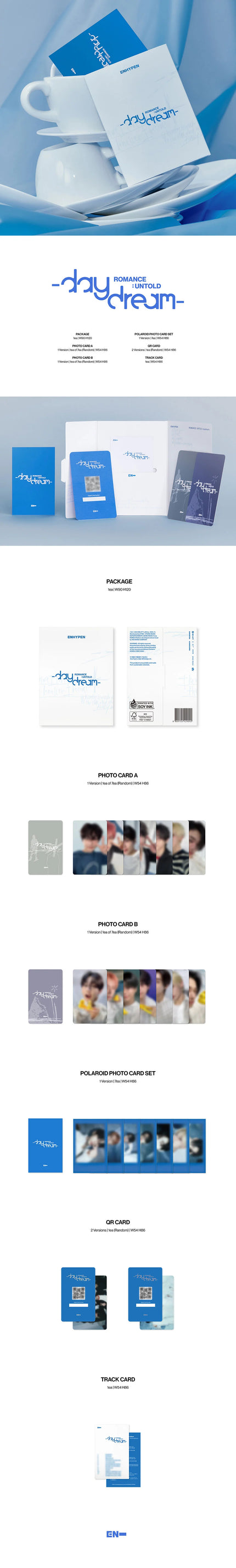 ENHYPEN - ROMANCE : UNTOLD -daydream- 2nd Studio Album (Weverse Albums Ver.)