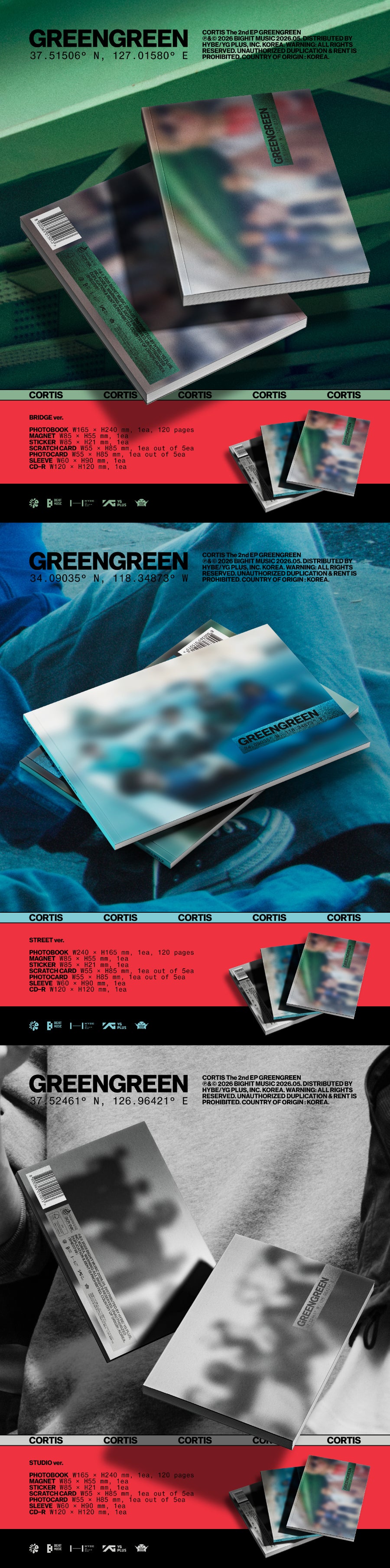 CORTIS - GREENGREEN - 2nd EP Album