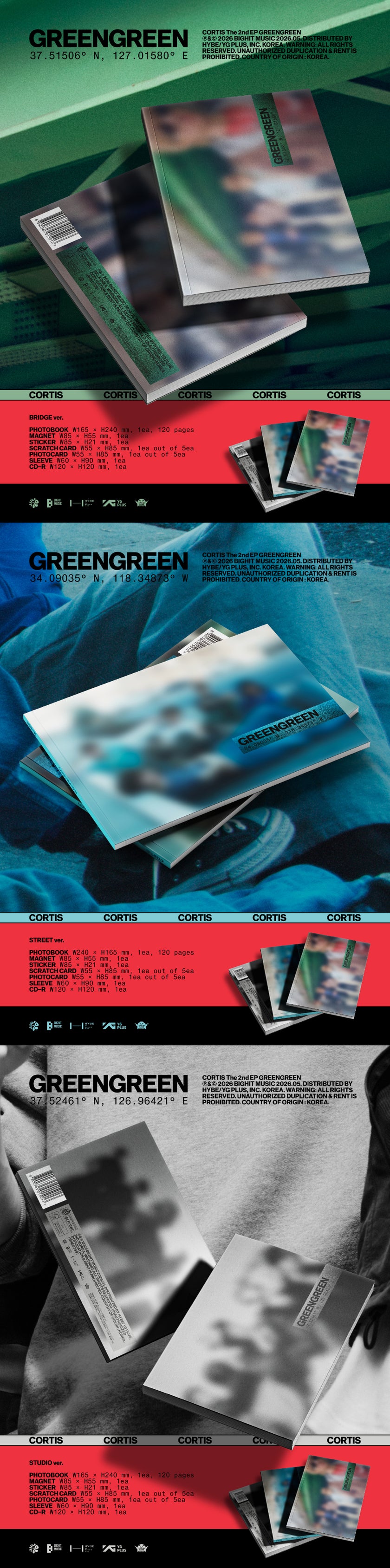 CORTIS - GREENGREEN - 2nd EP Album