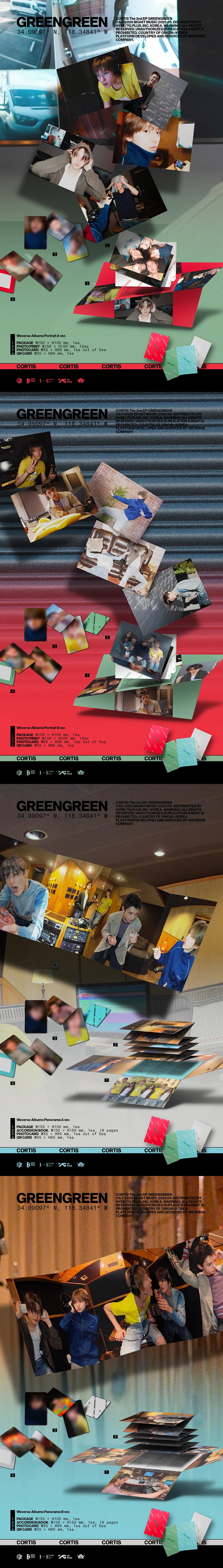 CORTIS - GREENGREEN - 2nd EP Album (Weverse Albums Ver.)