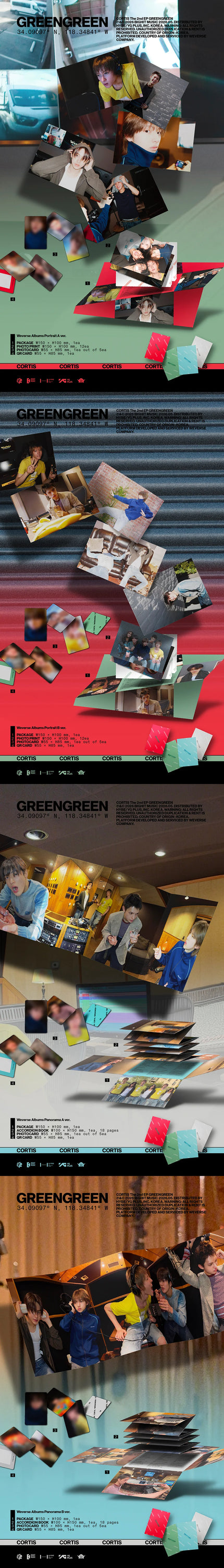 CORTIS - GREENGREEN - 2nd EP Album (Weverse Albums Ver.)