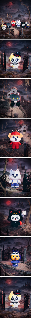 (PRE-ORDER) ENHYPEN - SPOOKY ENCHIN OFFICIAL MD - Plush Keyring