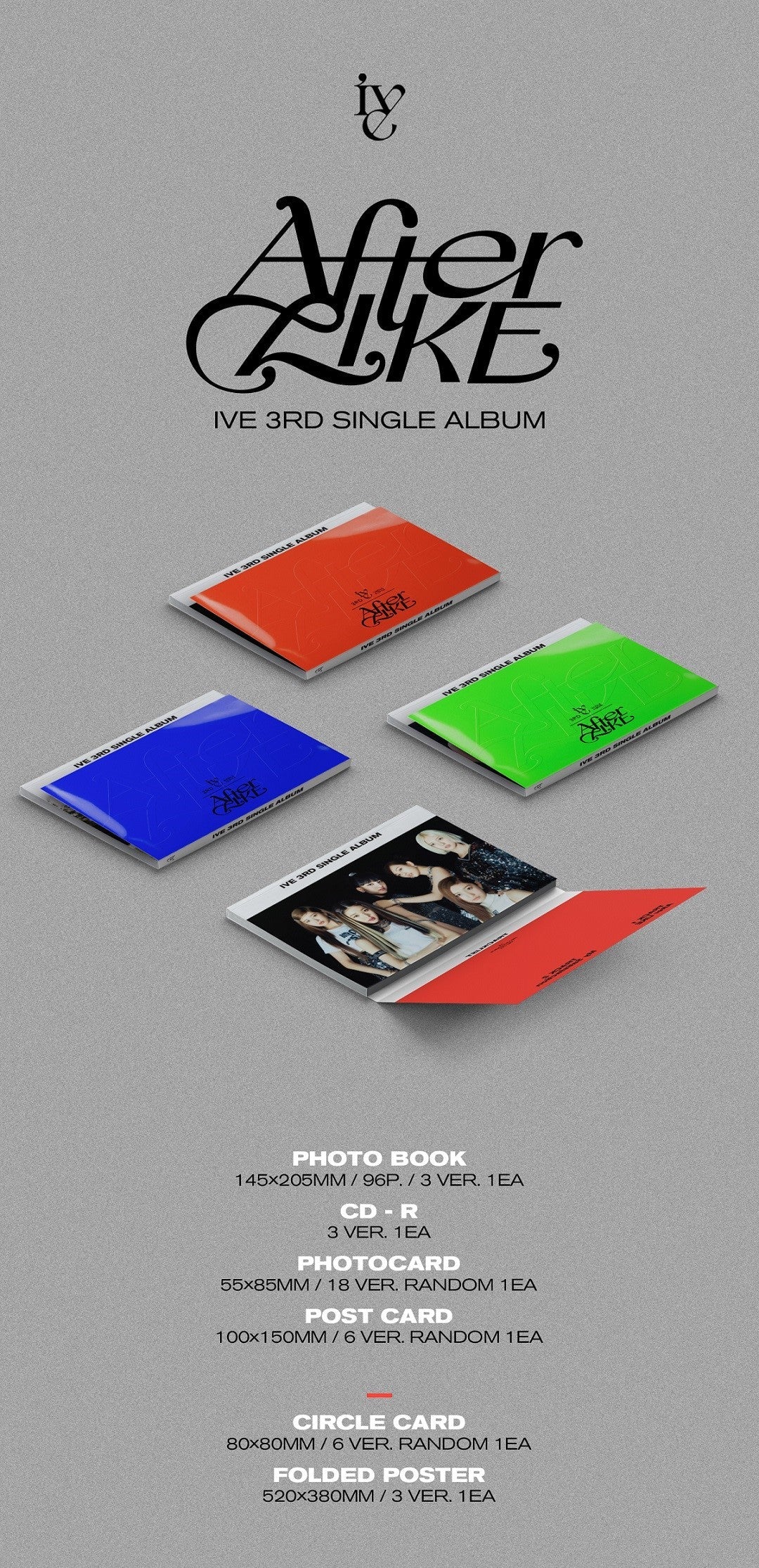 IVE - AFTER LIKE - 3rd Single Album (Photo Book Ver.)