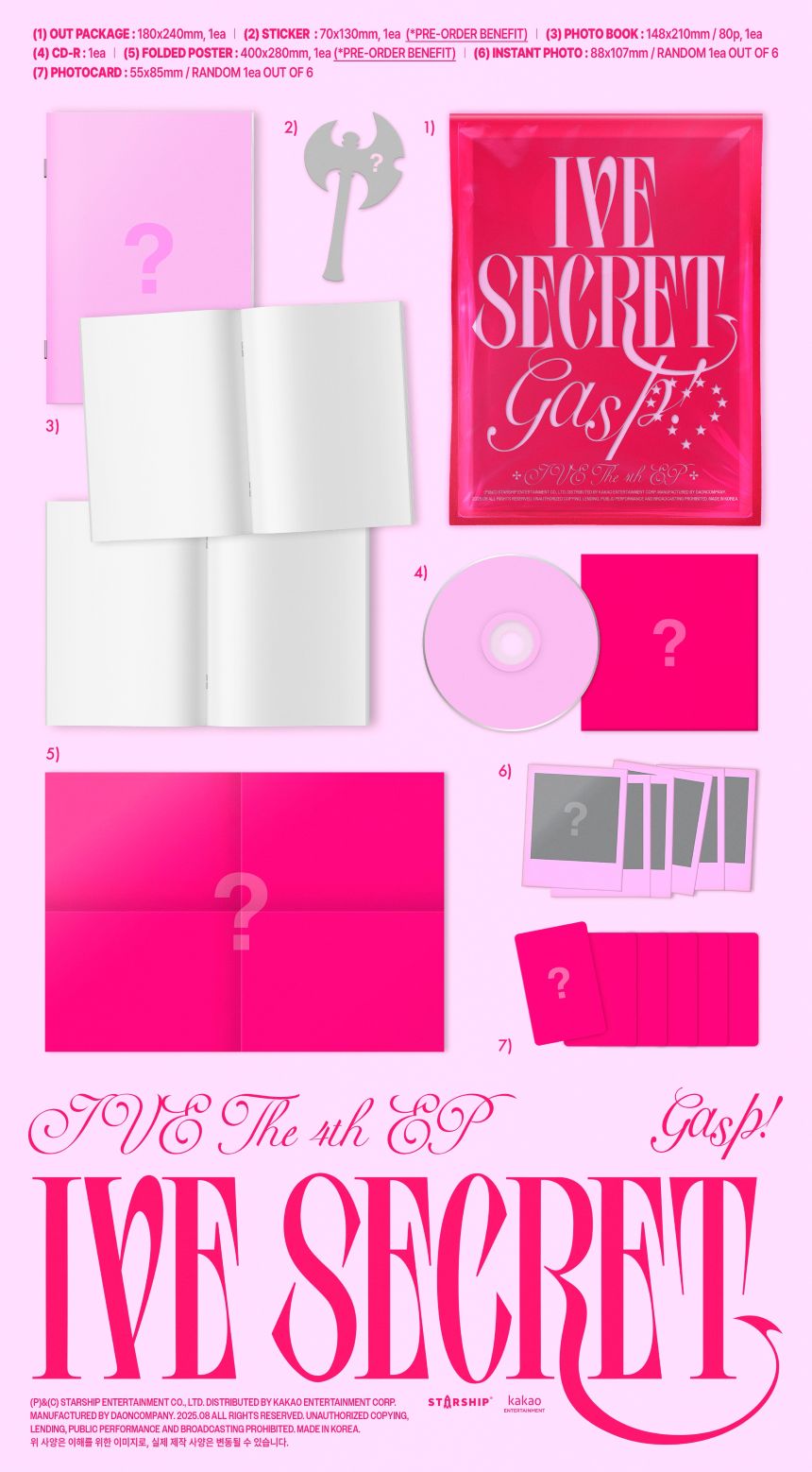 IVE - IVE SECRET - 4th Mini Album (Photobook Ver.)