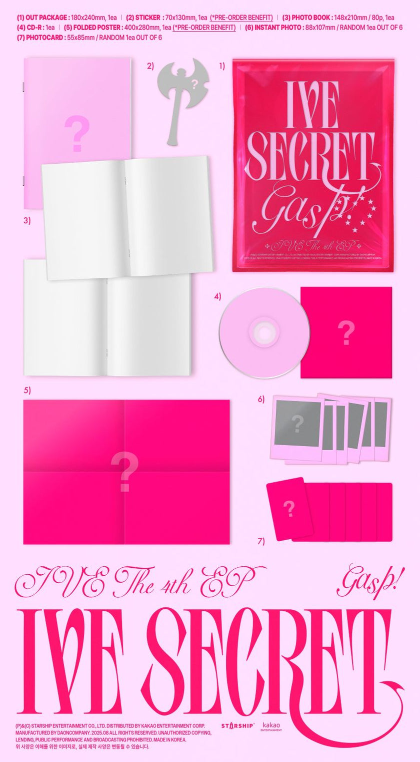 IVE - IVE SECRET - 4th Mini Album (Photobook Ver.)