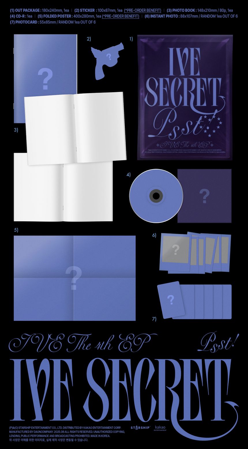 IVE - IVE SECRET - 4th Mini Album (Photobook Ver.)