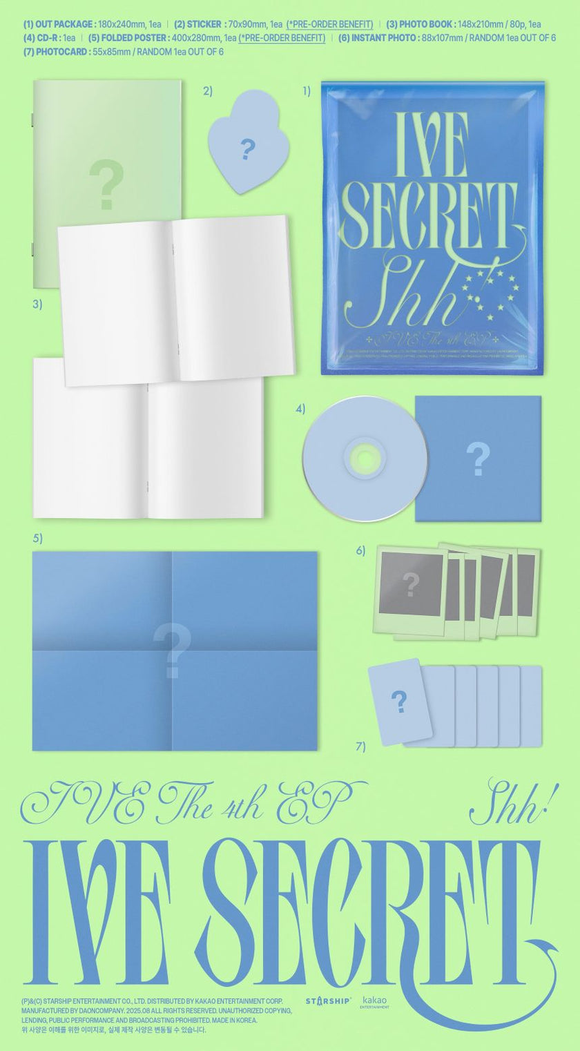 IVE - IVE SECRET - 4th Mini Album (Photobook Ver.)
