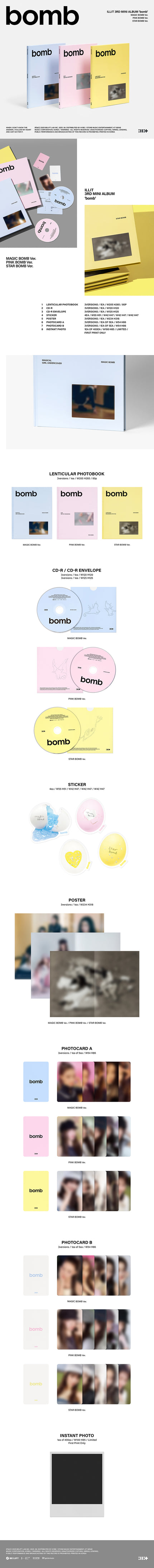 ILLIT - bomb - 3rd Mini Album