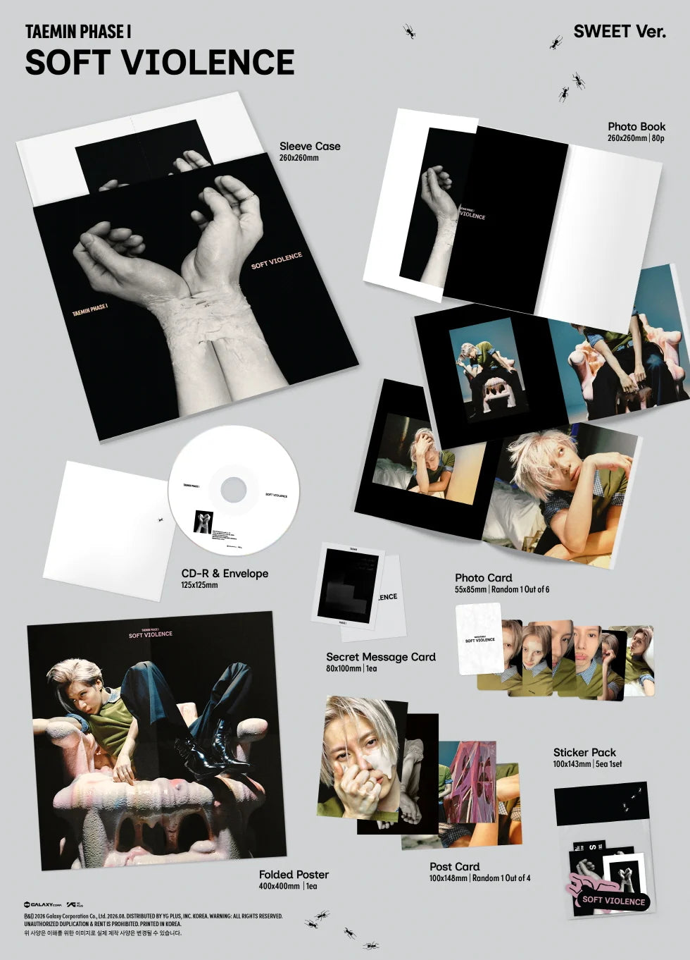 TAEMIN (SHINee) - PHASE I : SOFT VIOLENCE (PHOTO BOOK Ver.)