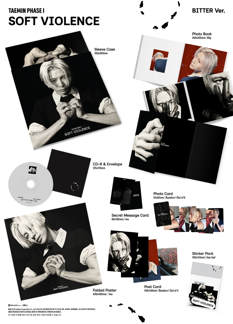 TAEMIN (SHINee) - PHASE I : SOFT VIOLENCE (PHOTO BOOK Ver.)