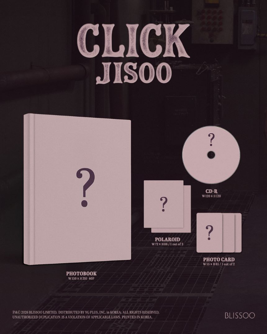 JISOO (BLACKPINK) - CLICK - (PHOTOBOOK VER.) - Single Album