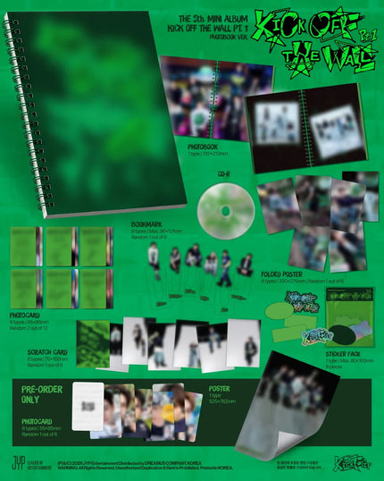 (PRE-ORDER) KICKFLIP - KICK OFF THE WALL PT.1 - 5TH MINI ALBUM (PHOTOBOOK VER.)