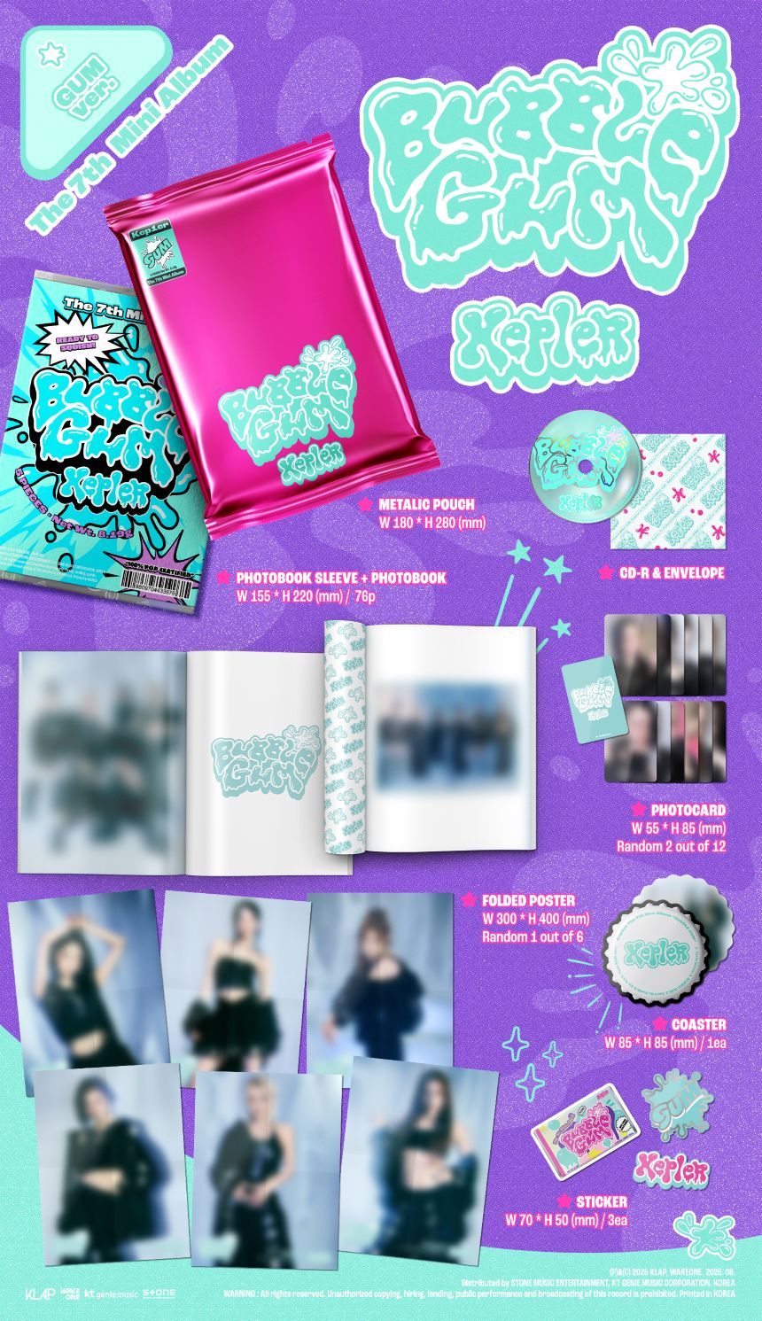 Kep1er - BUBBLE GUM - 7th Mini Album