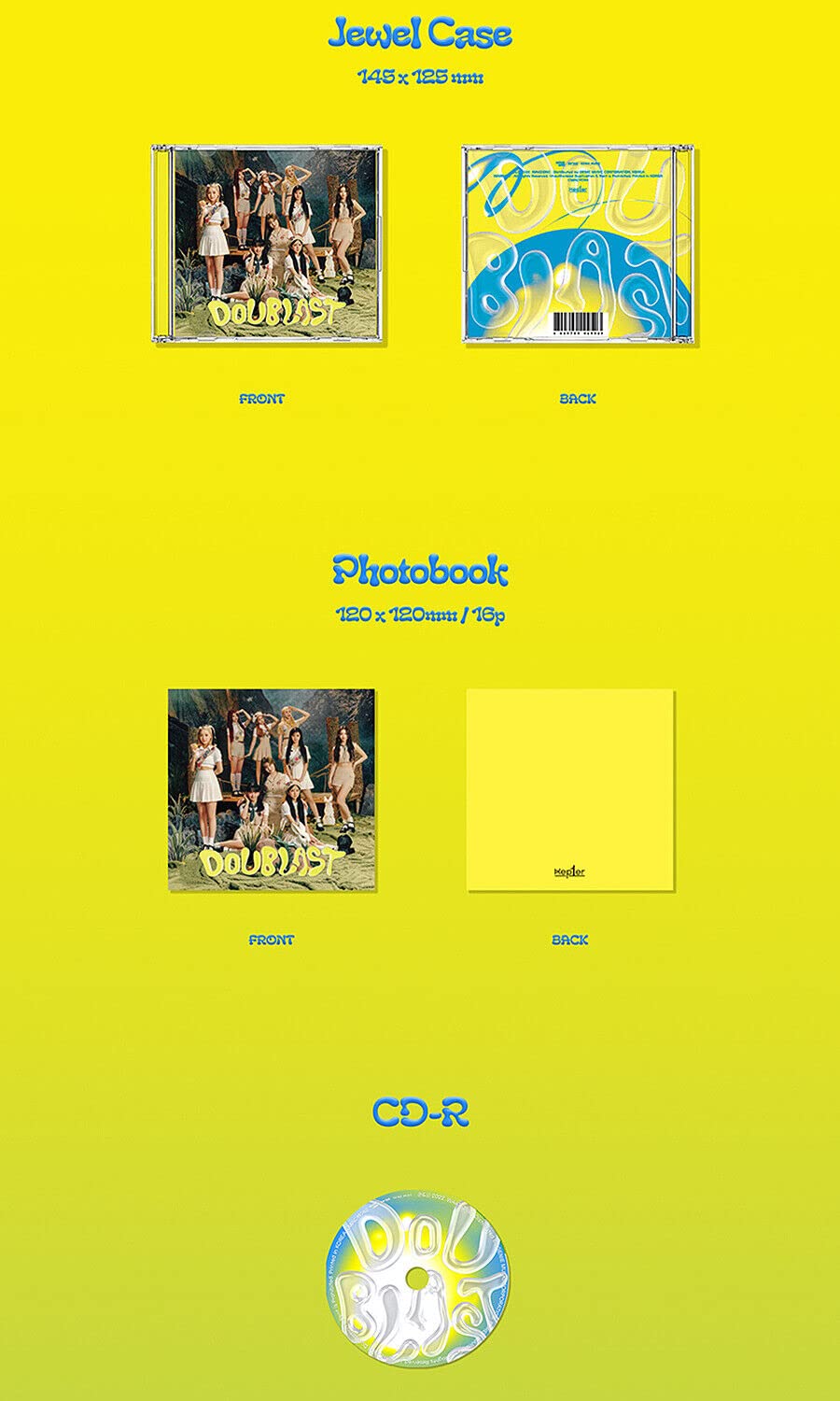 Kep1er - DOUBLAST - 2nd Mini Album (Jewel Ver.)