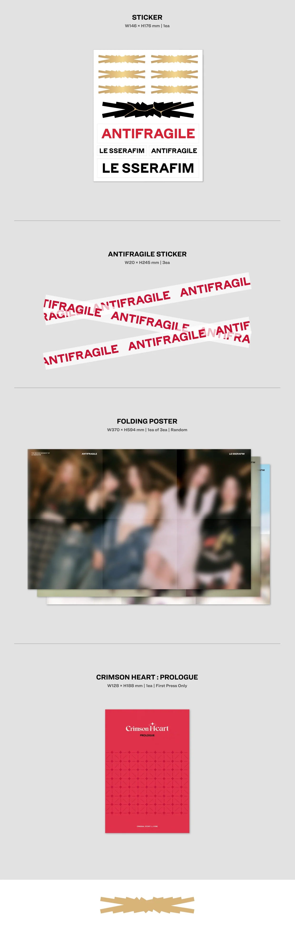 LE SSERAFIM - ANTIFRAGILE - 2nd Mini Album