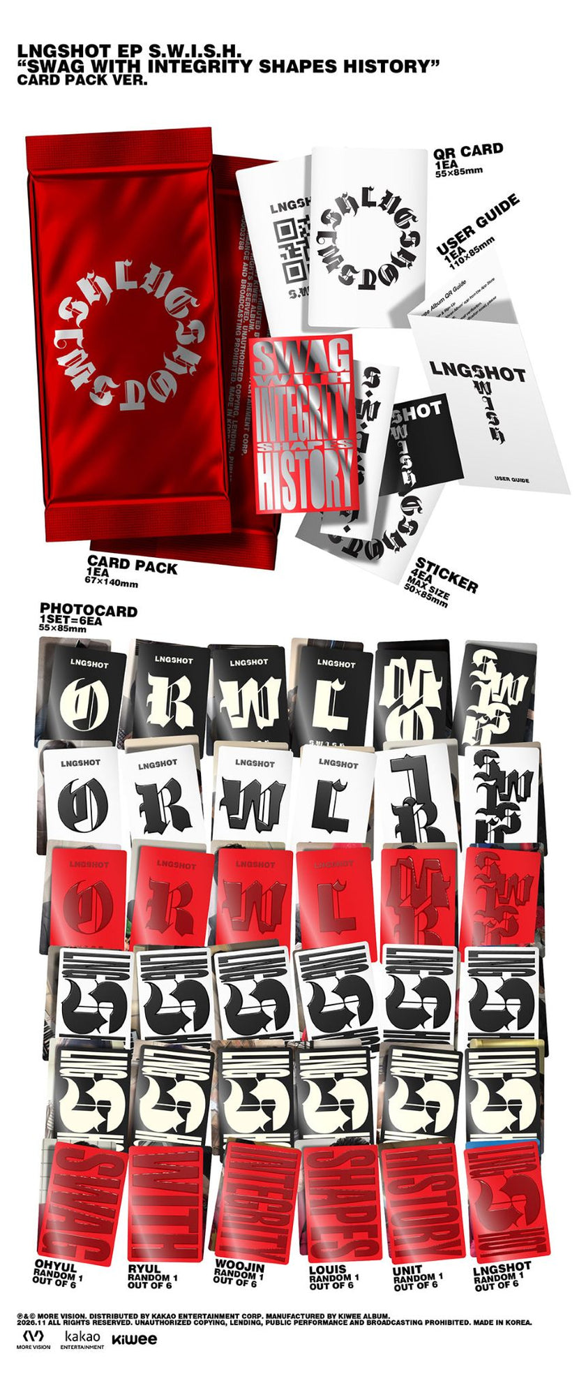 (LNGSHOT - S.W.I.S.H. - EP (Card Pack Ver.)