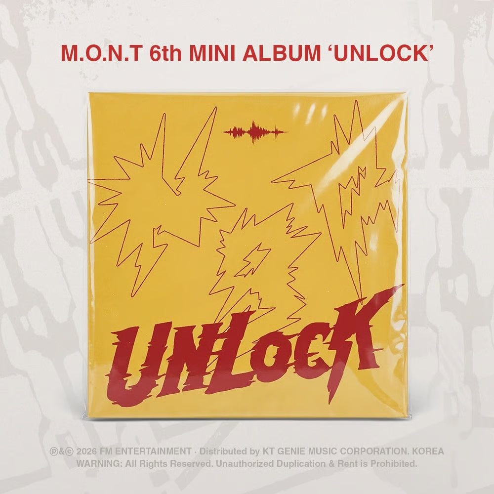 (PRE-ORDER) (SIGNED) M.O.N.T - UNLOCK - 6th Mini Album (Photobook Ver.)