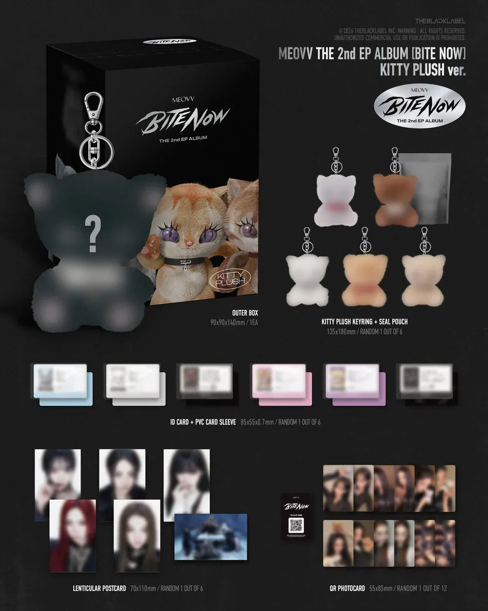 MEOVV - BITE NOW - 2nd EP Album (KITTY PLUSH Ver.)