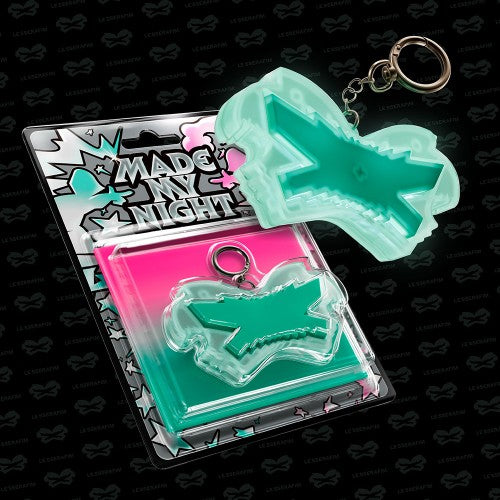 LE SSERAFIM - Made my Night - 2nd single album (Glow Clicker Keychain ver.)