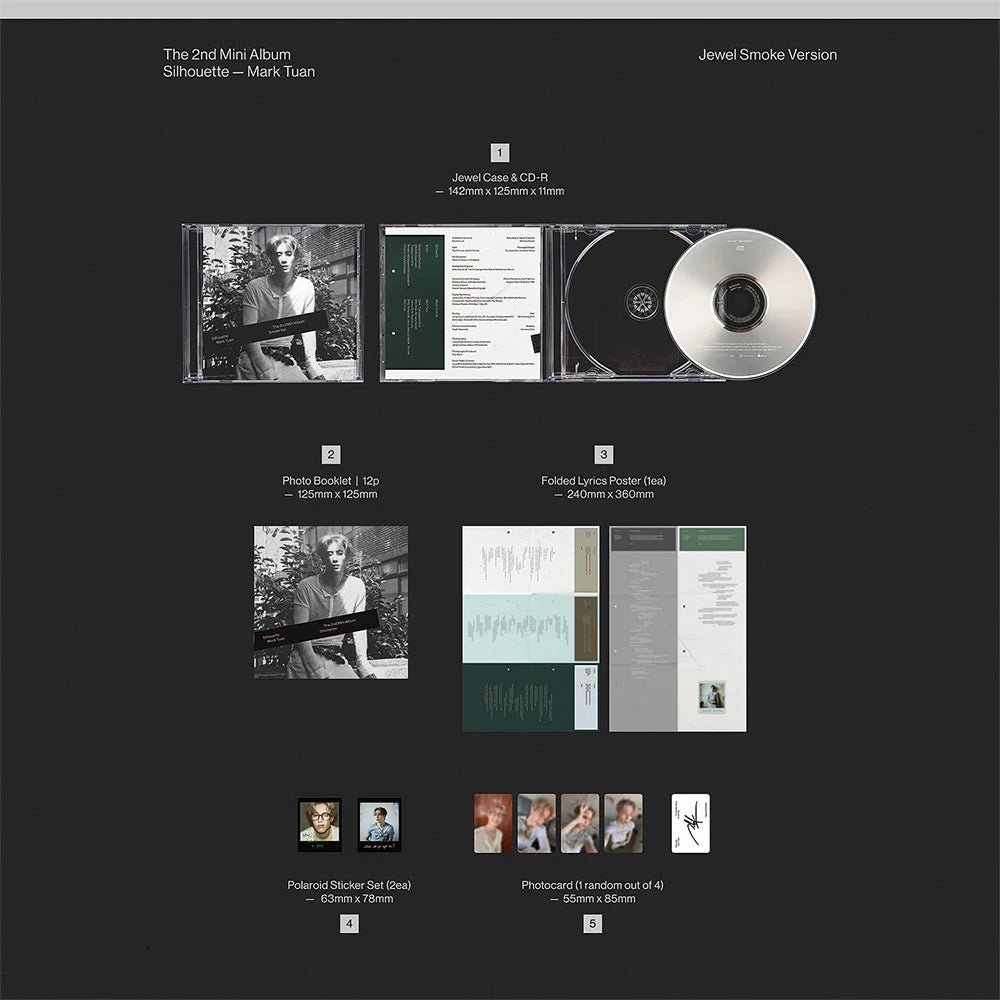 Mark Tuan (GOT7) - Silhouette - 2nd Mini Album (Jewel Ver.)