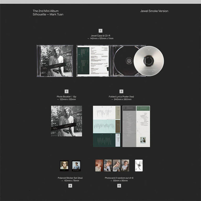 Mark Tuan (GOT7) - Silhouette - 2nd Mini Album (Jewel Ver.)