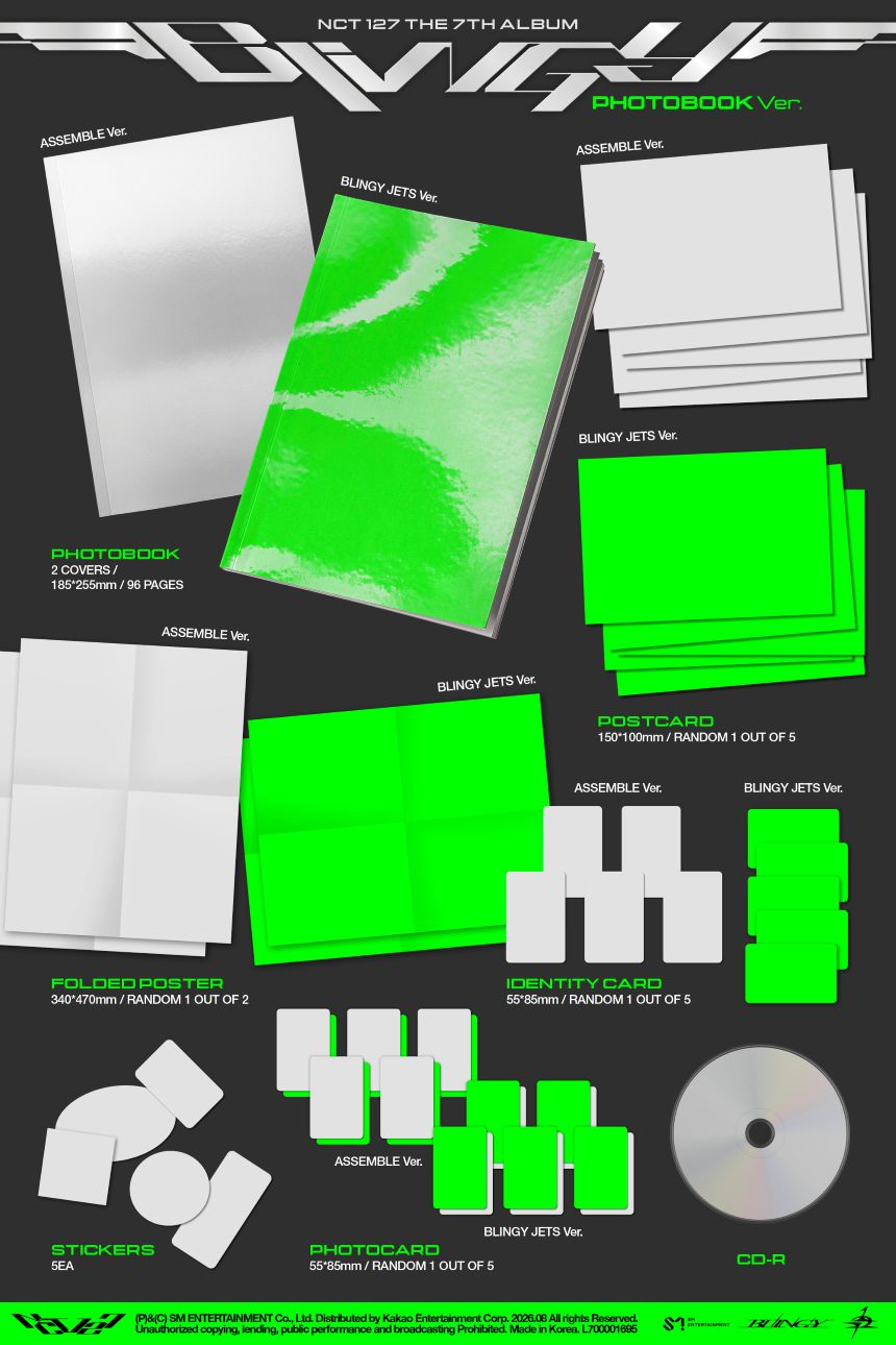 NCT 127 - BLINGY - 7th Album (Photobook Ver.)