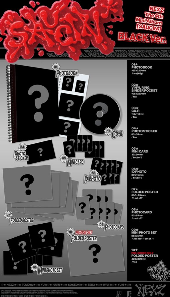 NEXZ - SAUCIN´ - 4th mini album (photobook ver.)