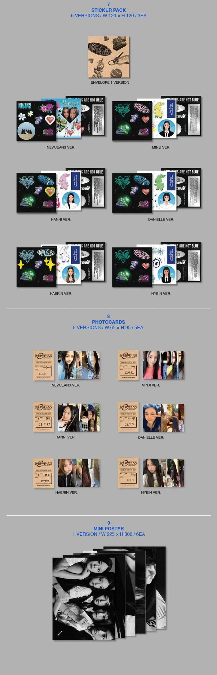 NewJeans - New Jeans - 1st EP Album (Bluebook Ver.)