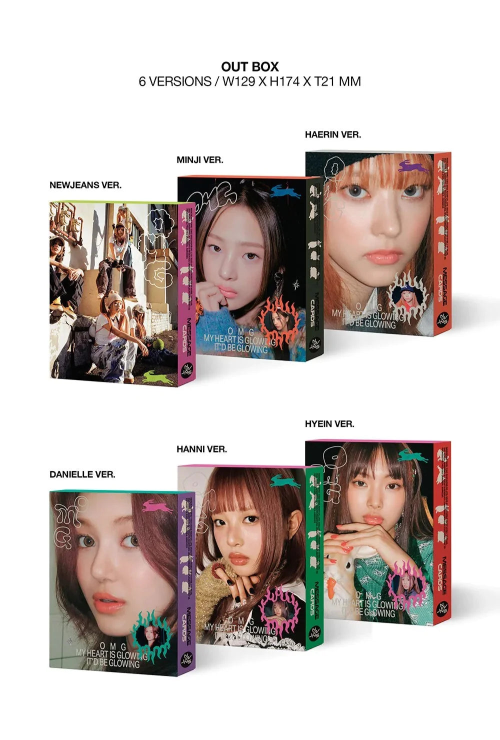 NewJeans - OMG - 1st Single Album (Message Card Ver.)