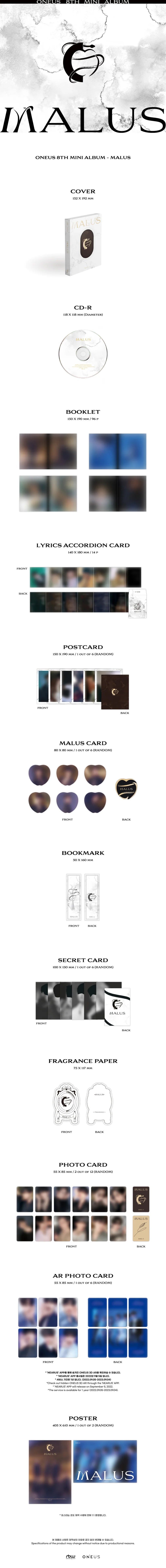 ONEUS - MALUS - 8TH MINI ALBUM (Main)