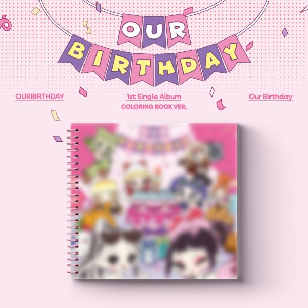 OURBIRTHDAY - Our Birthday - 1st Single Album (coloring book ver.)