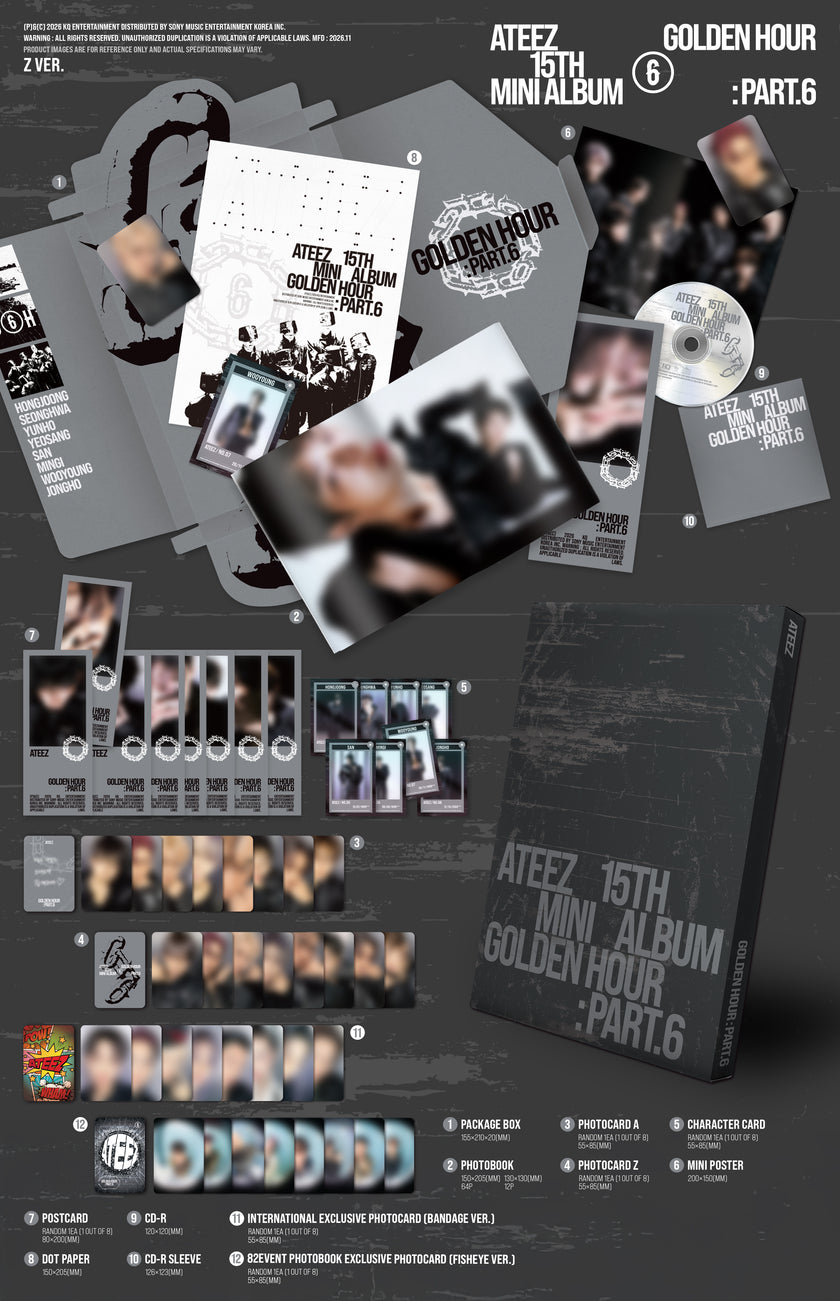  ATEEZ - GOLDEN HOUR : Part.6 - 82EVENT Exclusive