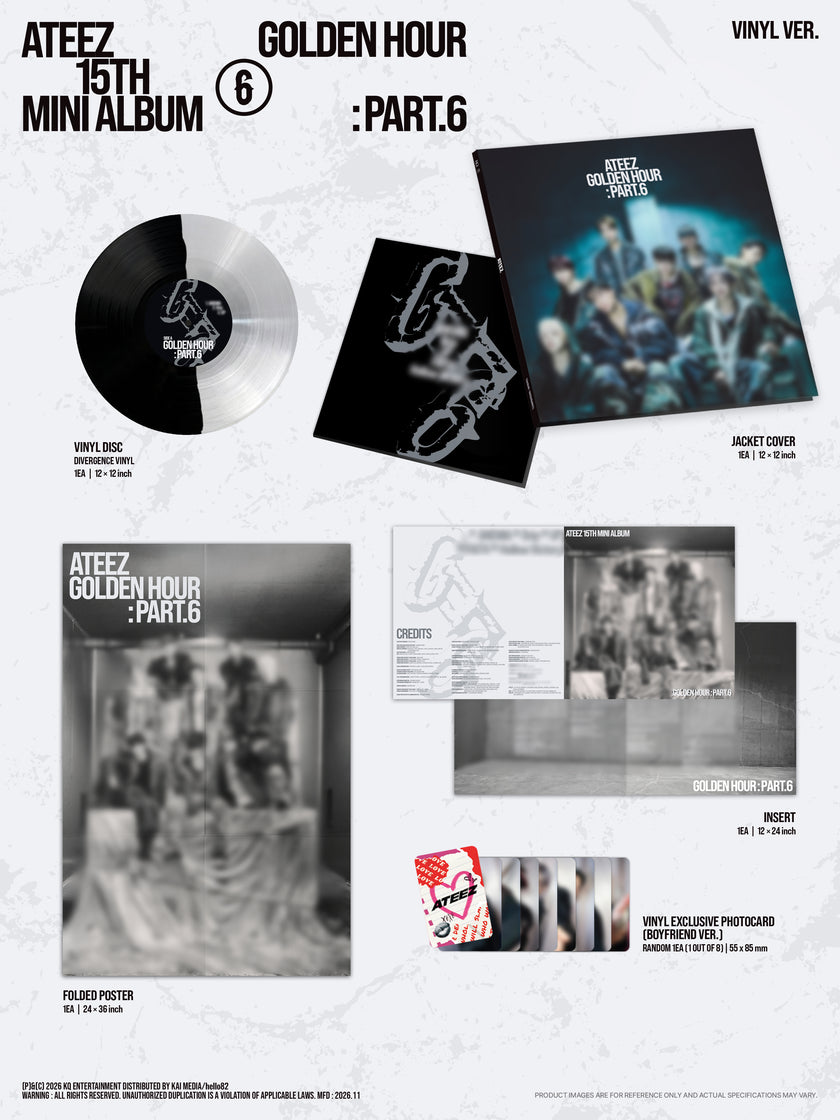 ATEEZ - GOLDEN HOUR : Part.6 (DIGIPACK VER.) - 82EVENT Exclusive