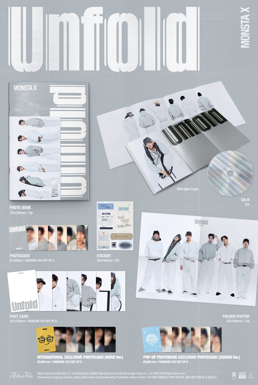 MONSTA X - Unfold - POP-UP Exclusive