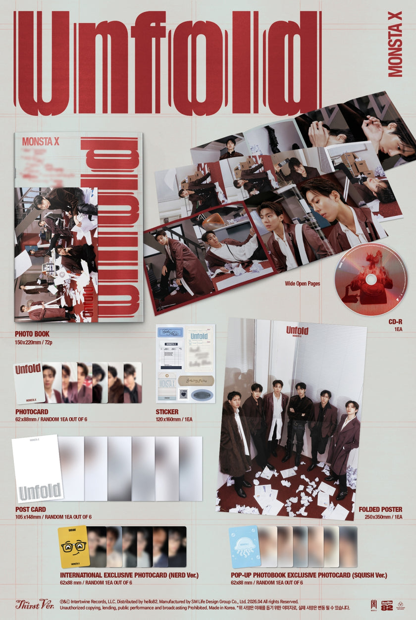 MONSTA X - Unfold - POP-UP Exclusive