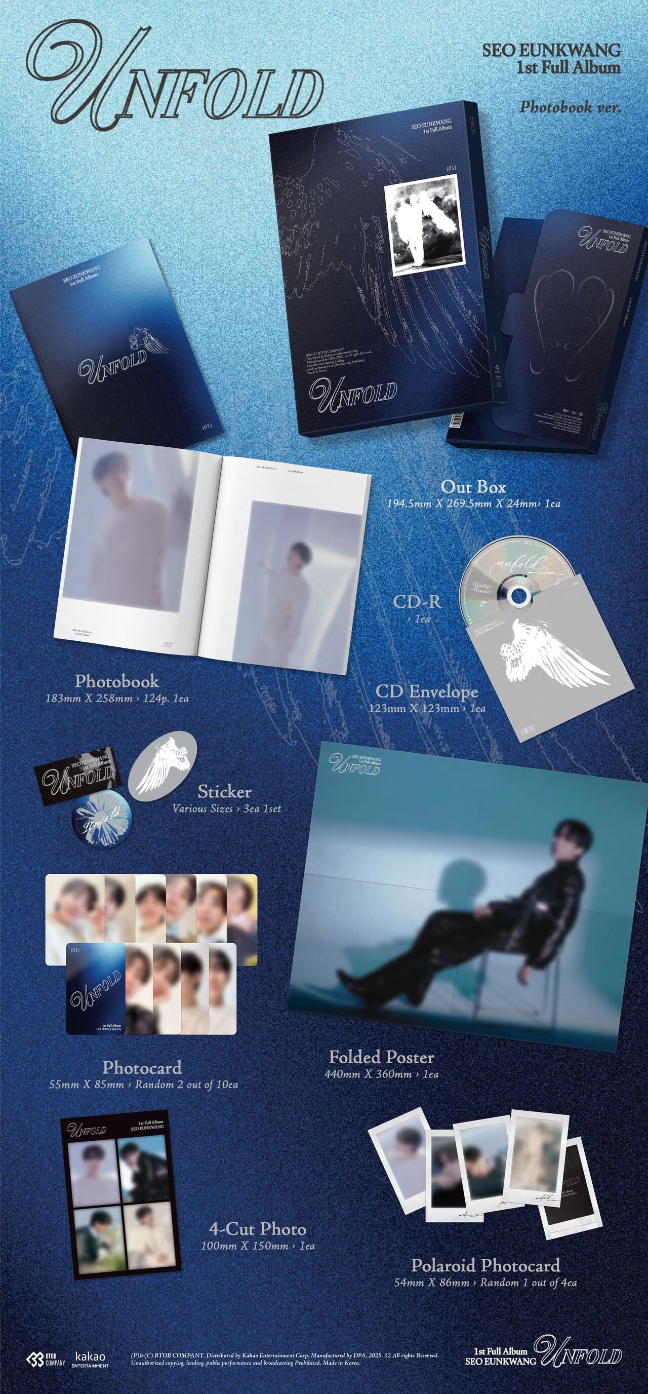 SEOEUNKWANG (BTOB) - UNFOLD (Photobook Ver.)