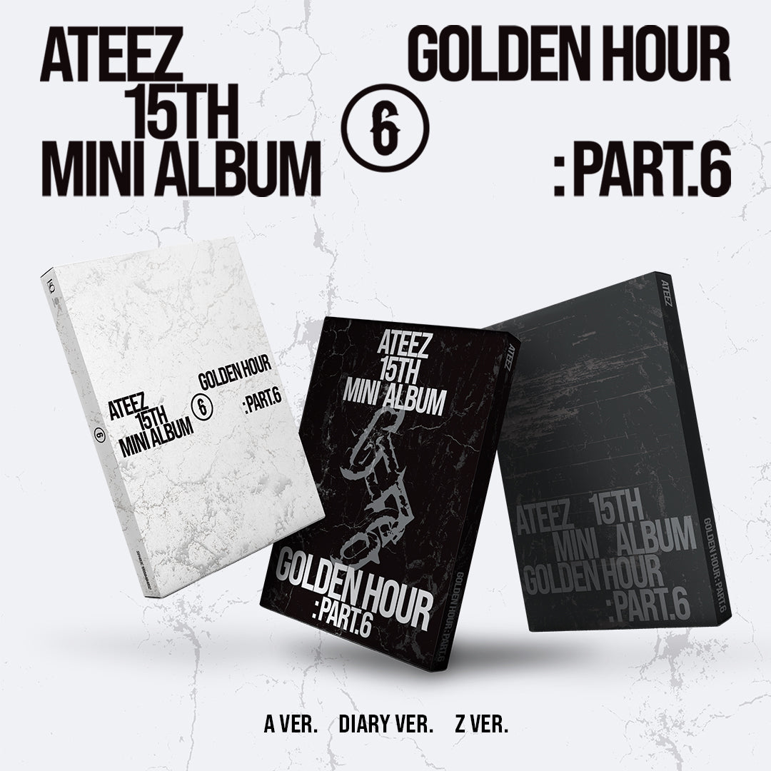 (PRE-ORDER) (SIGNED) ATEEZ - GOLDEN HOUR : Part.6
