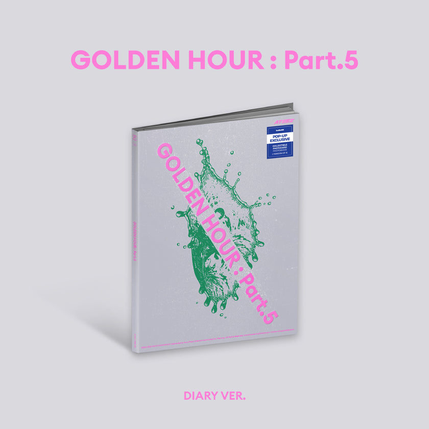 ATEEZ - GOLDEN HOUR : Part.5 - Europe POP-UP Exclusive-Diary