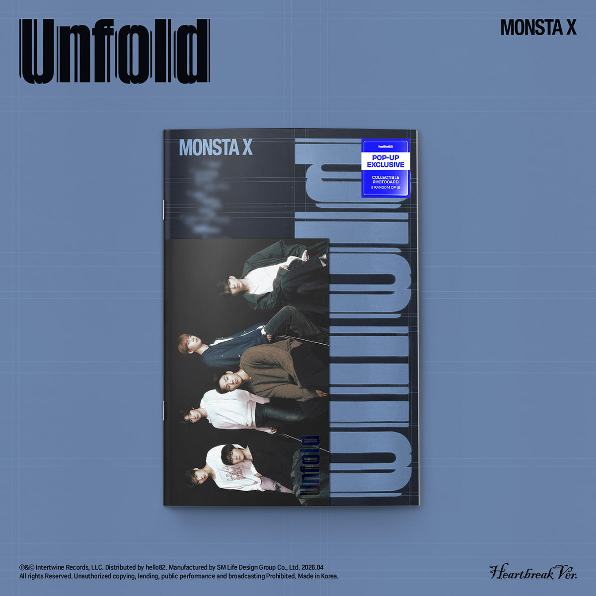 MONSTA X - Unfold - POP-UP Exclusive