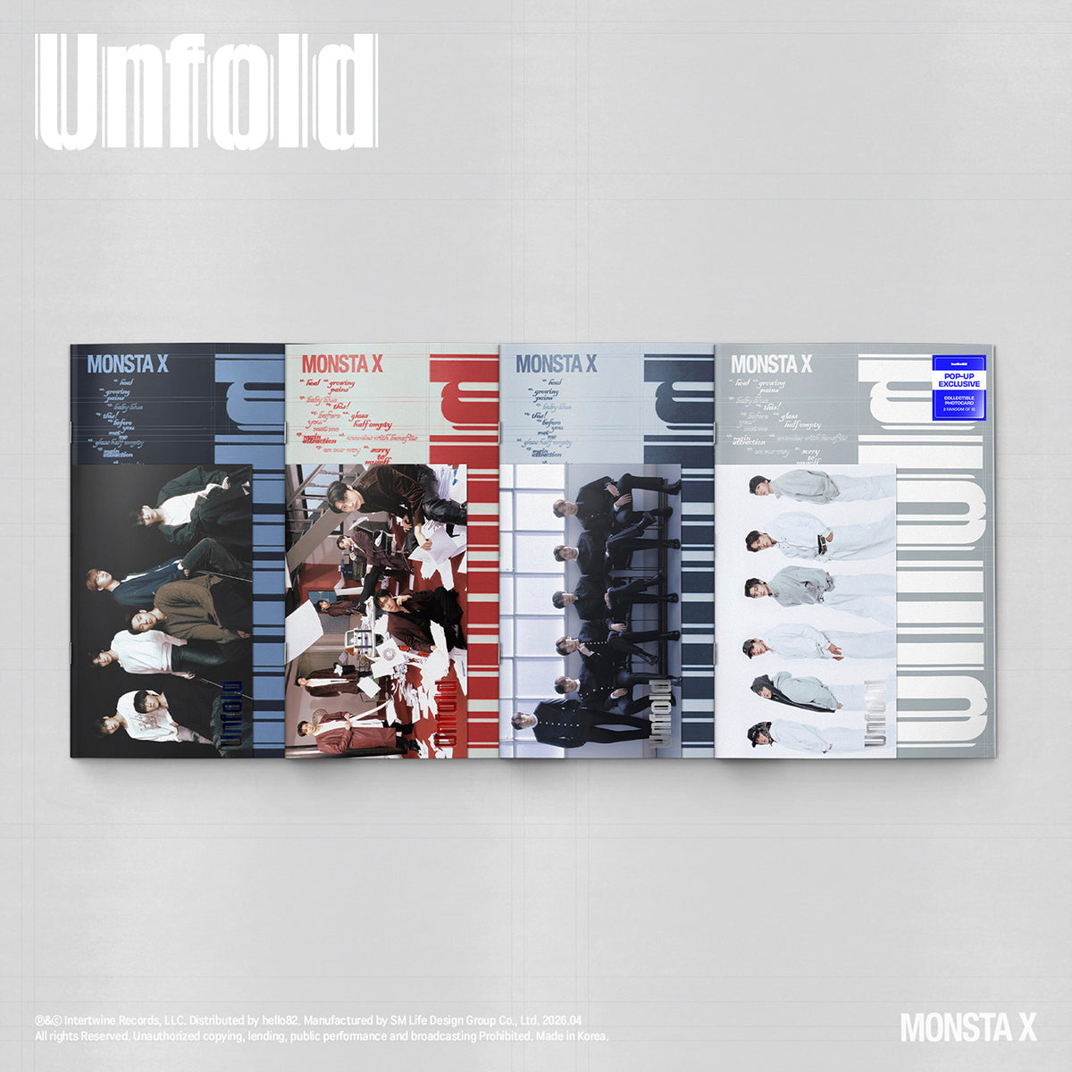 MONSTA X - Unfold - POP-UP Exclusive