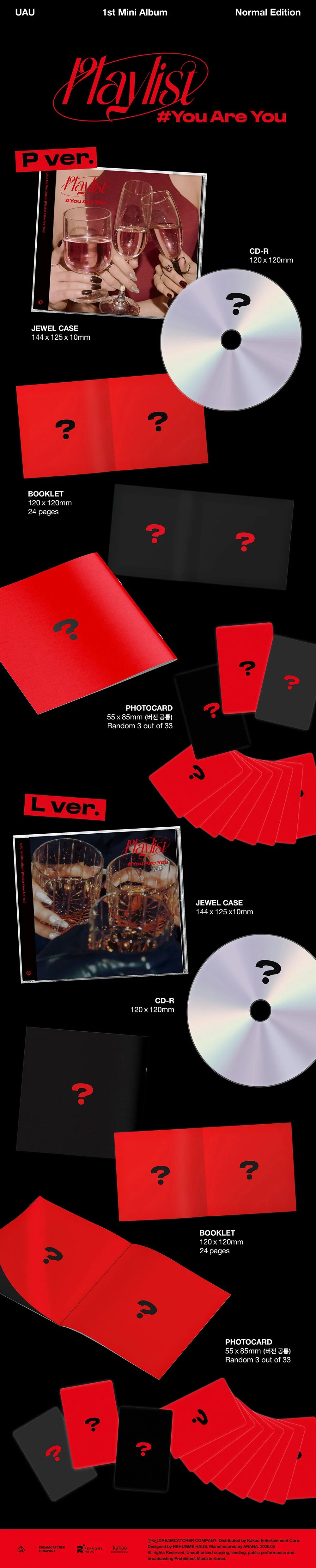 UAU (Dreamcatcher) - Playlist #You Are You - 1st Mini Album